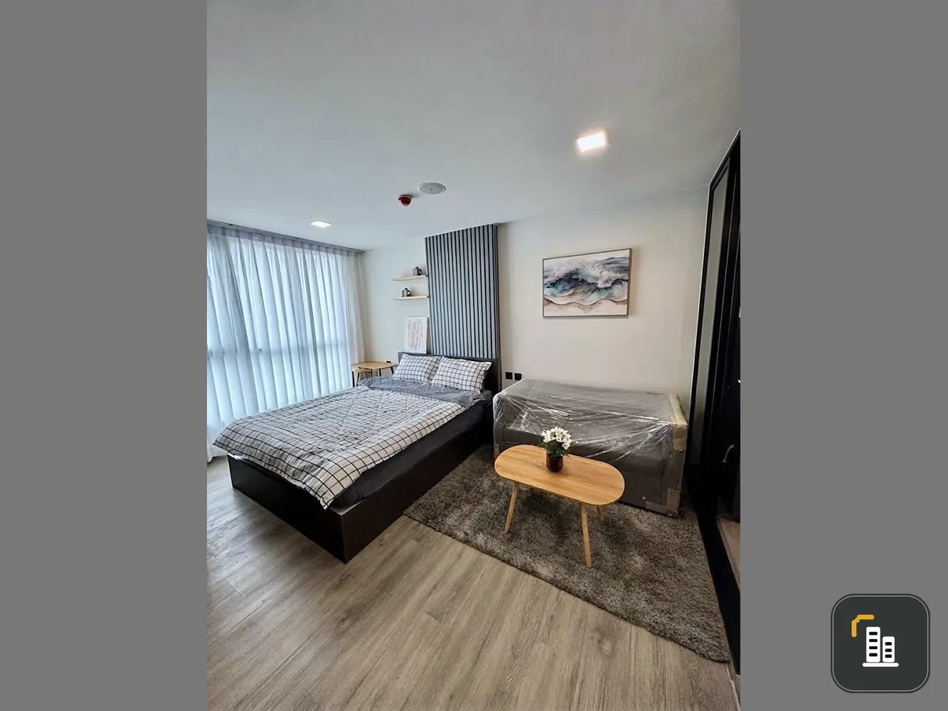 Condo for rent: Atmoz Palacio Ladprao-Wanghin, 6th floor, fully furnished with built-in furniture throughout, separate bedroom. Book now!