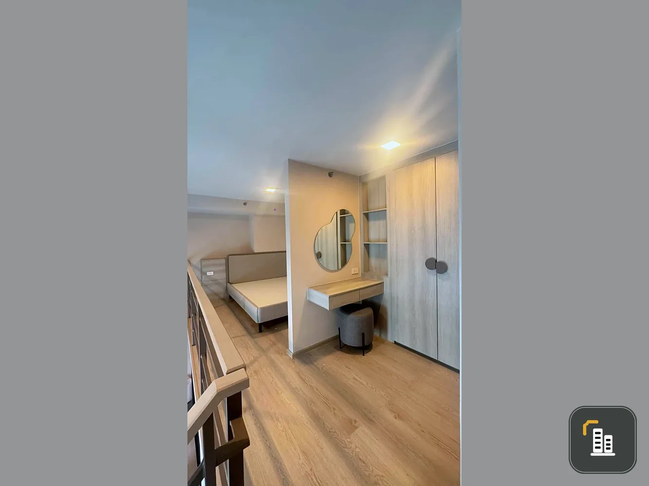 For rent: COBE Kaset Sripatum, 22nd floor, high floor, great view, fully furnished. Book now!