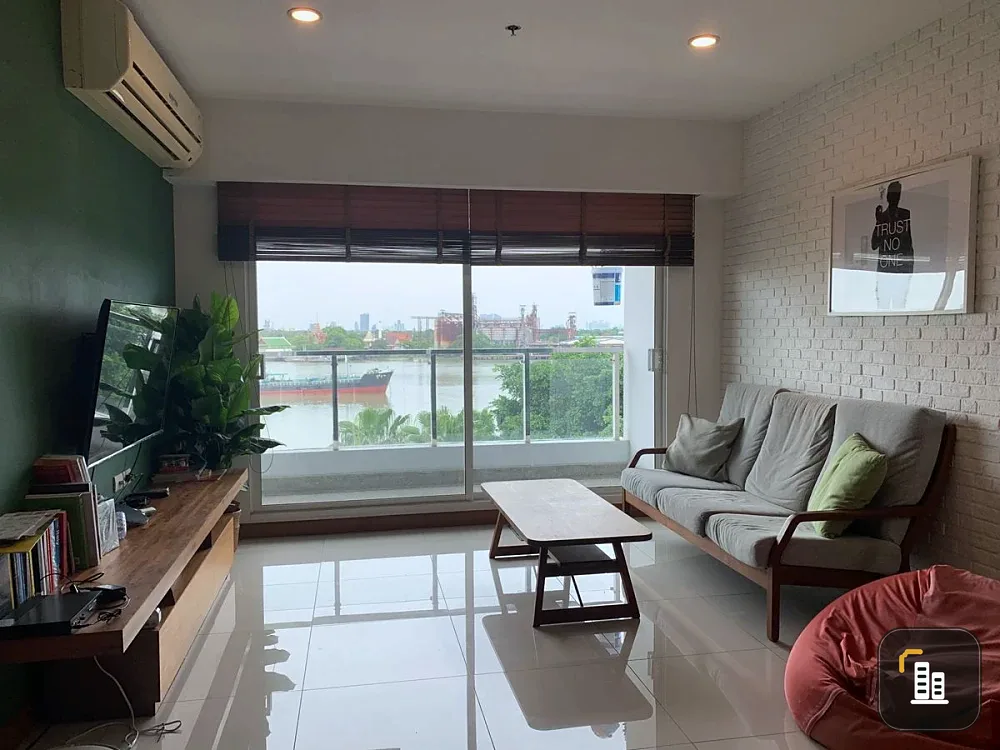For rent: Supalai Prima Riva 2 bedrooms, great view, fully furnished. Book now!