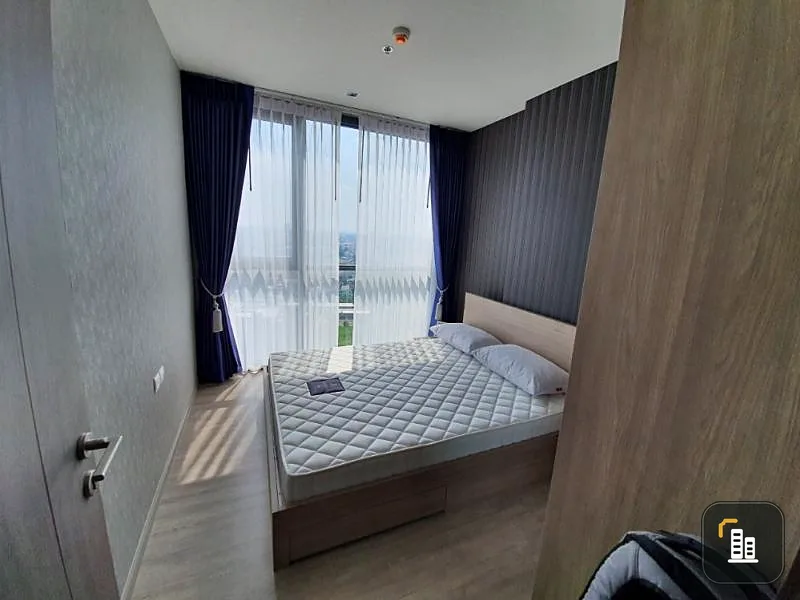 Condo for sale, The Line Wong Sawang, spacious room, fully furnished, ready to move in Complete electrical appliances. Don't miss it. Book now.