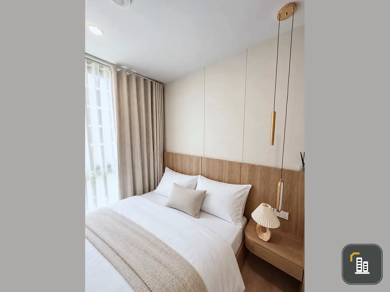 For rent: Nue Core Khu Khot Station, 4th floor unit with high-quality built-in furniture and complete amenities. Book now!