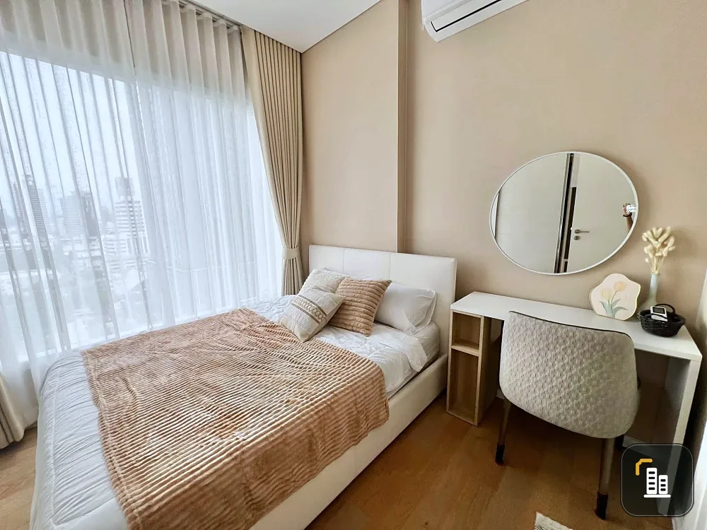 For Rent: The Saint Residences, Building C, 12A Floor. Includes high-quality premium bedding with a mattress that offers the perfect balance of softne