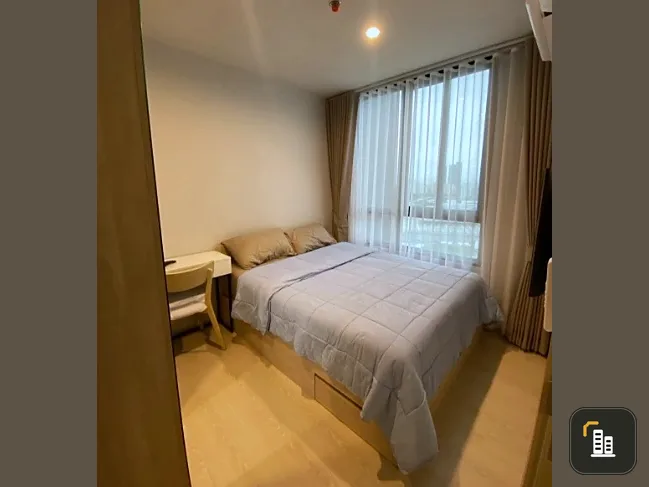 For Rent: Noble NUE Mega Plus Bangna, 24th floor. Unblocked view of Bangkok. Fully furnished. Book now!