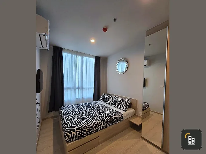 For Rent: Noble NUE Mega Plus Bangna, 18th floor, city view. Fully furnished and inviting—book now!