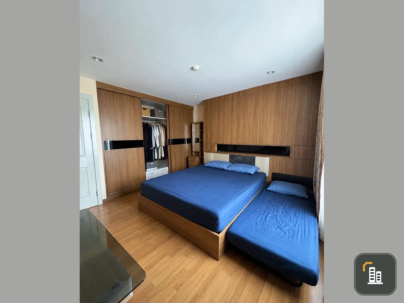 For Sale: Corner unit at The Regent Orchid Talat Phlu. Offers privacy and excellent ventilation. East-facing view—enjoy morning sunlight without the a
