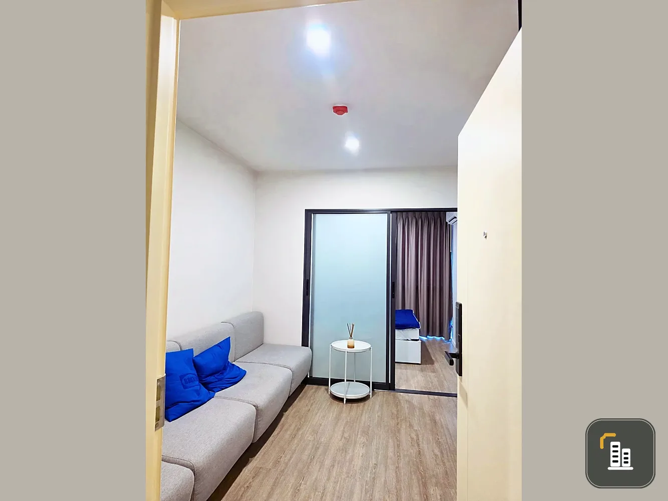 Condo for rent at Blue Sukhumvit 105. Features a well-partitioned layout with clearly defined zones. Book yours today—don't miss out!