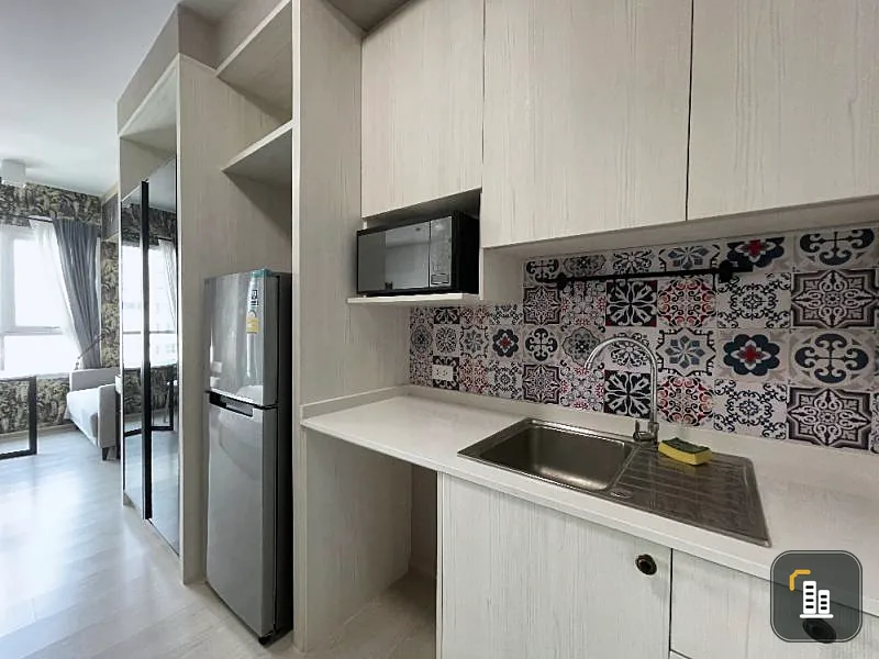 Condo for sale, Chapter One Shine, Bang Pho, beautiful decoration with built-in furniture, electrical appliances, quick reservation