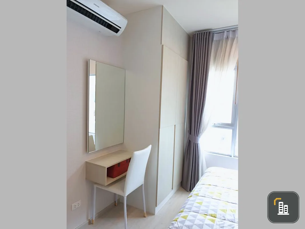 Quick sale, Aspire Ratchada-Wong Sawang, 1 bedroom, 1 bathroom, 26.12 sq m., 22nd floor, Building A, north balcony.