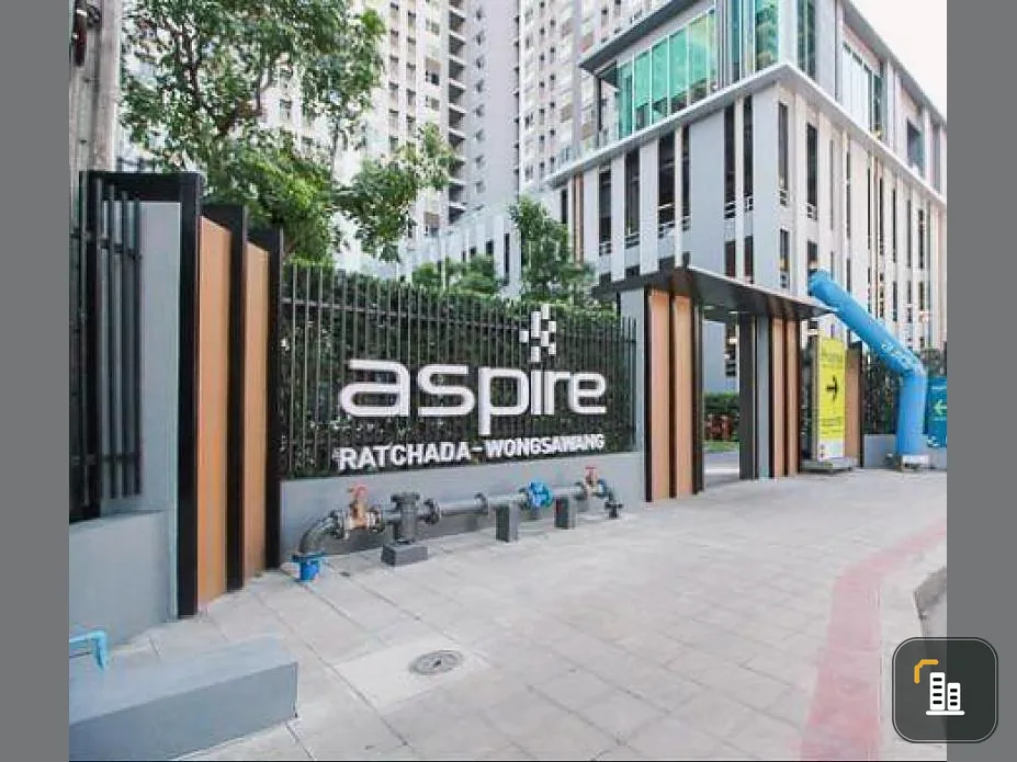 Condo for sale, Aspire Ratchada-Wong Sawang, 8th floor, pool view, east side, don't miss it.