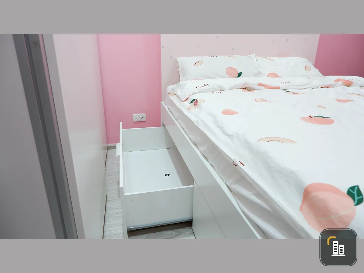 Beautiful room, very sweet. Condo for sale, Ideo Mobi Wong Sawang Interchange, good room, great location. If interested, hurry up.