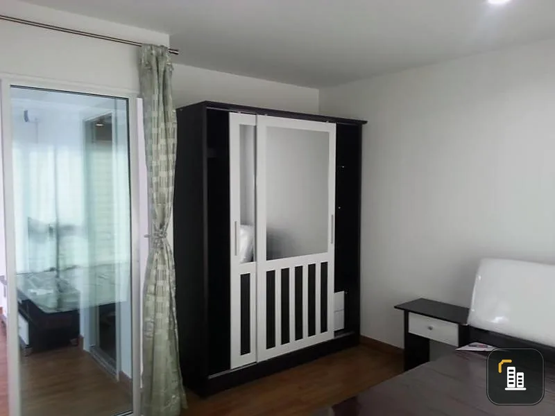 Condo for rent, Regent Home 25 Tiwanon, Building A, 7th floor, a corner room, size 31 sq.m., view to the train station, rent now.