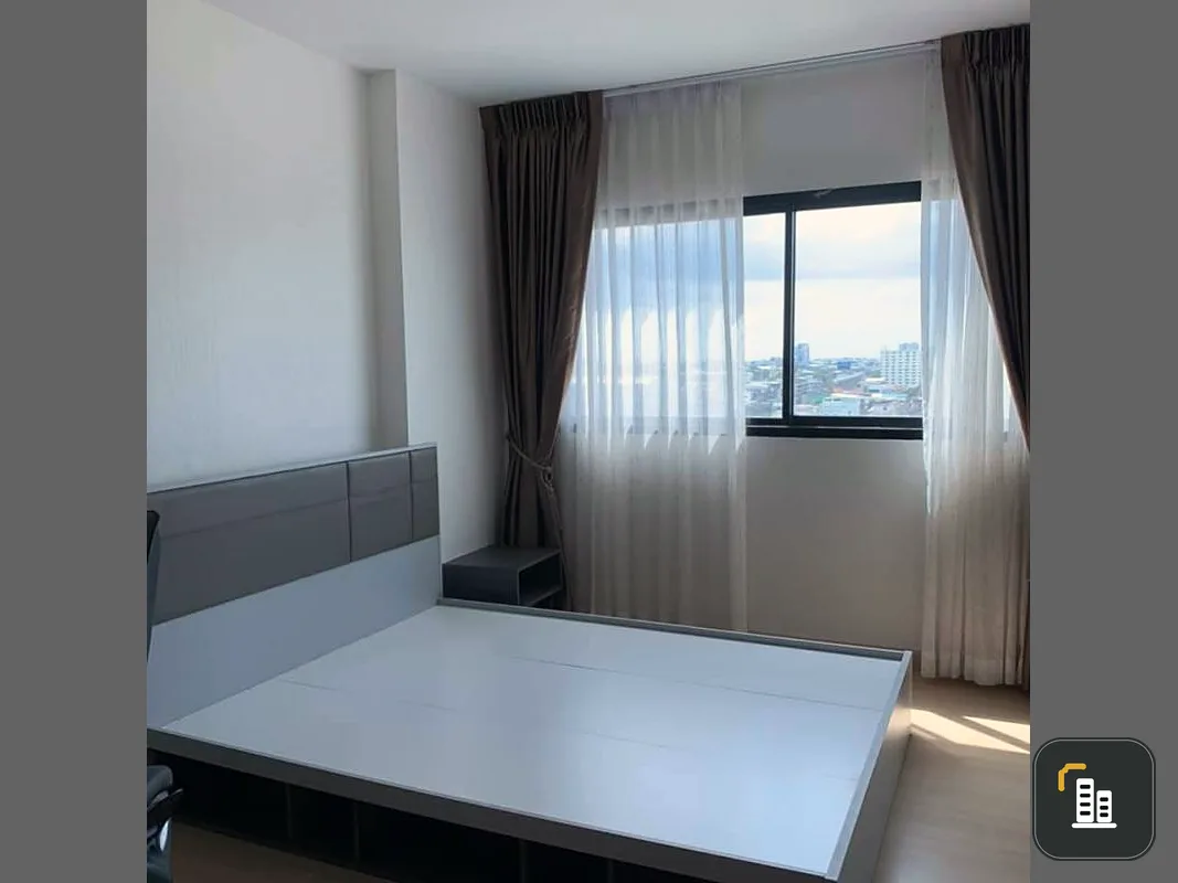 For rent supalai loft khaerai station facing north, not hot The view is not blocked, there is a pool, the room is beautiful, clean, book now.