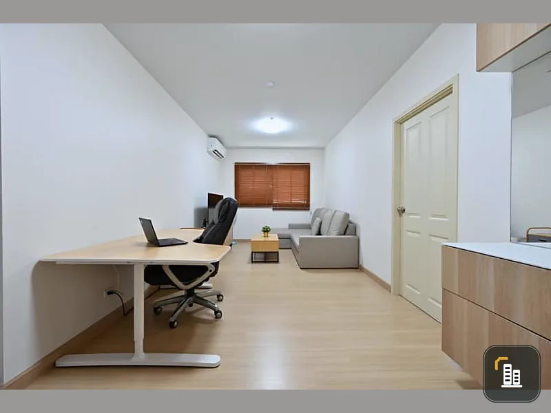 Sale Supalai Loft Khae Rai Station, 28th floor, east, spacious room Separated, white tone, comfortable for the eyes, quick reservation