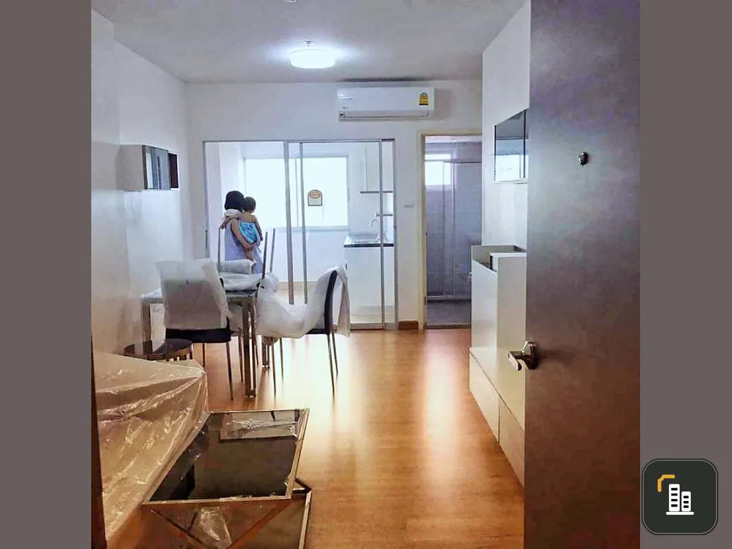 for rent supalai veranda rattanathibet Pool view, new room, built-in furniture with full electrical appliances