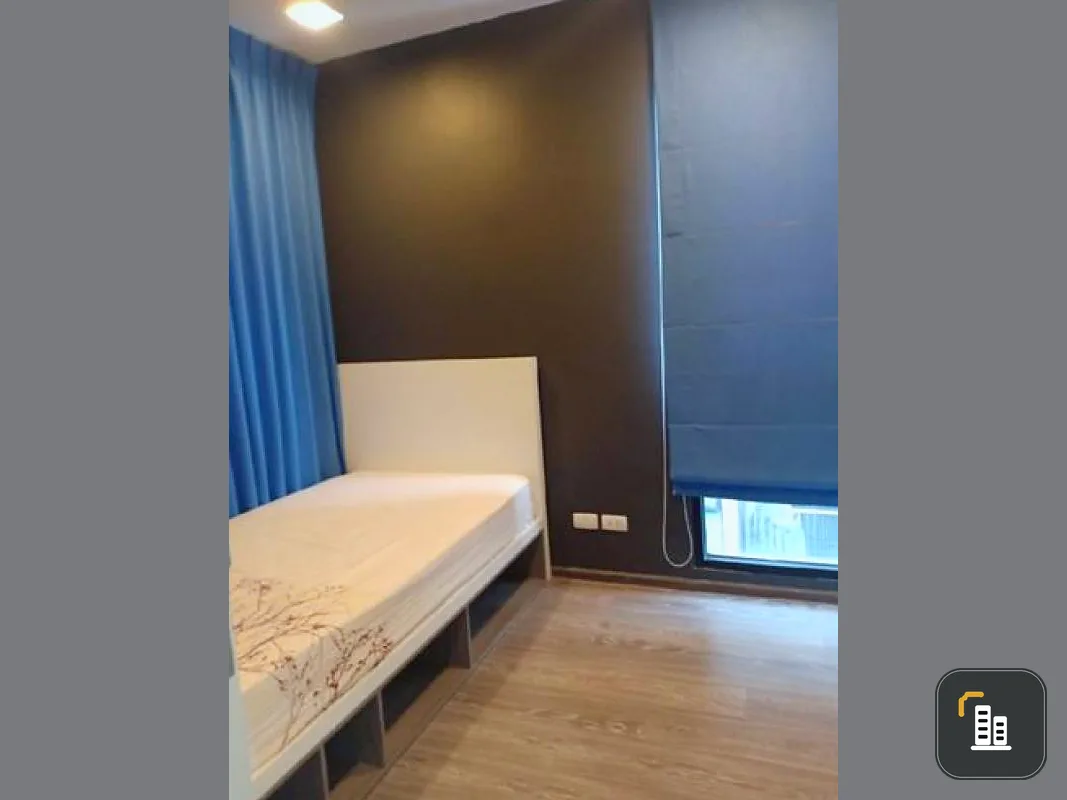 For rent Zelle Rattanathibet, nice decorated room, warm look, 2 bedrooms, 1 bathroom, airy view, good atmosphere