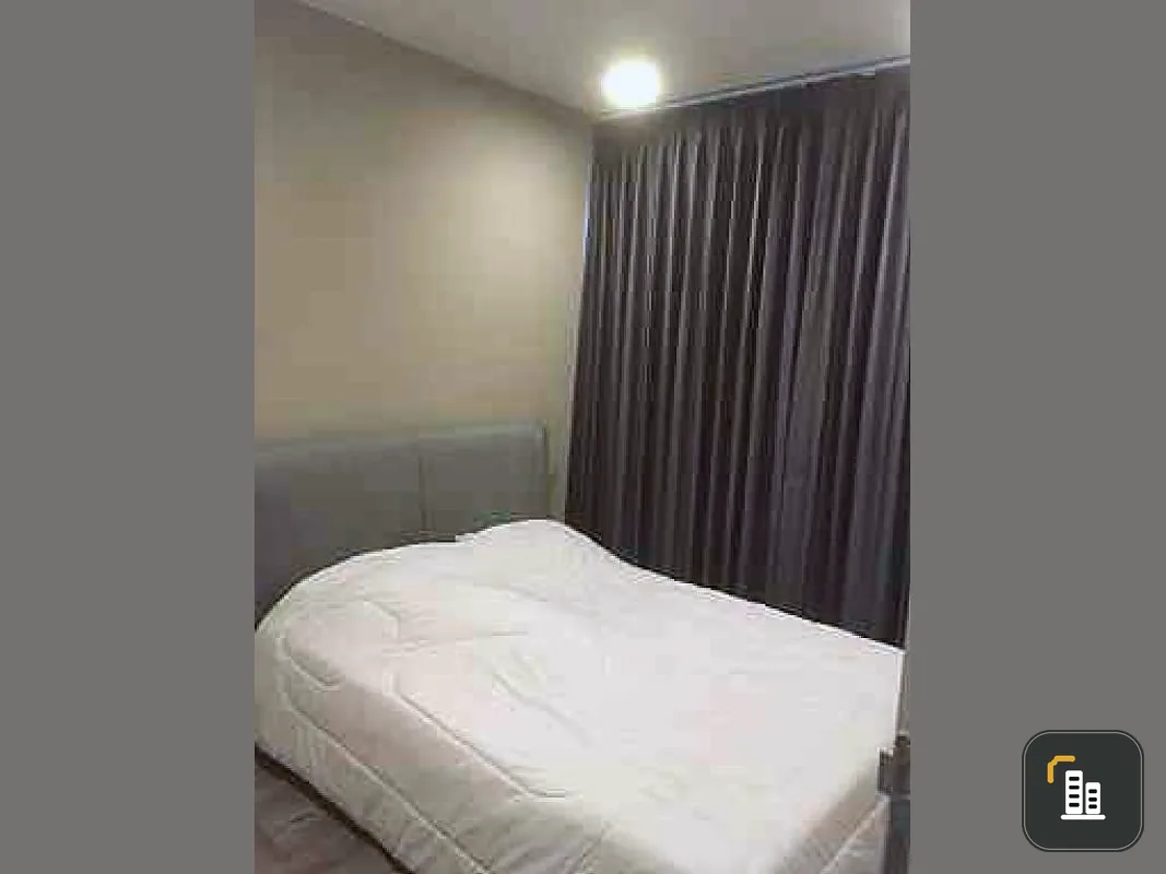 For rent Zelle Rattanathibet, beautiful room, modern gray tone, high view, beautiful view, airy atmosphere