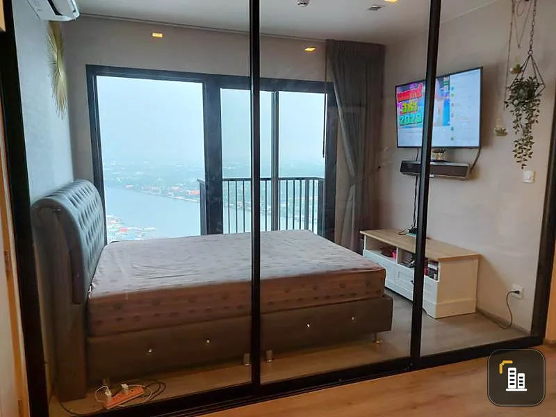Great value, Condo for rent, The Politan Reef, fully furnished room, ready to move in, river view, near MRT, comfortable to rent
