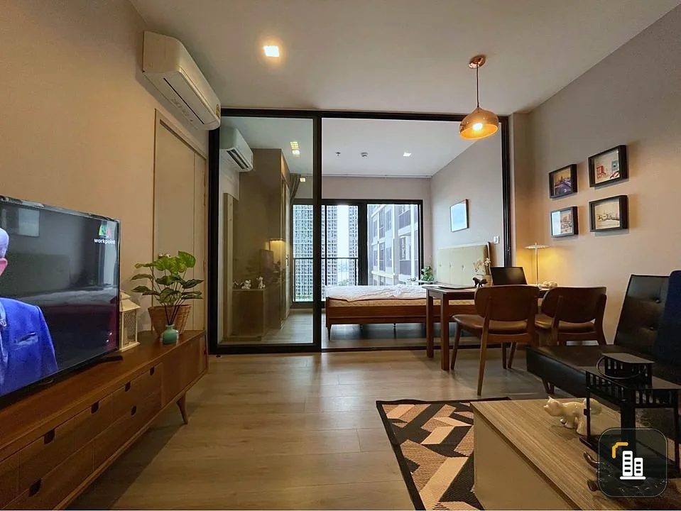 For sale, for rent!! Condo The Politan Rive, 19th floor, beautiful room next to the Chao Phraya River, good price, ready to move in, book now!!