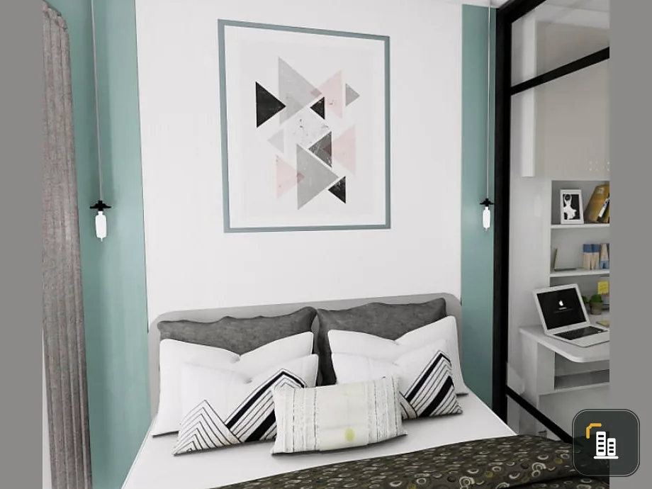 The Politan Aqua Condo for rent, very beautiful room, bright tone, full furniture, complete electrical appliances, hurry to reserve.