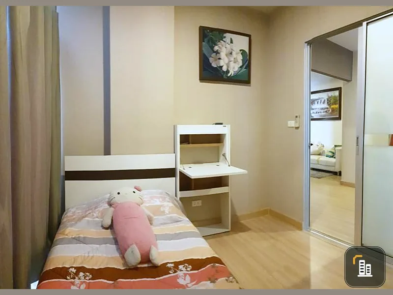 For rent The Kith Tiwanon, luxuriously decorated room Beautiful built-in rooms, 2 bedrooms, clean, shady, fully furnished, ready to move in