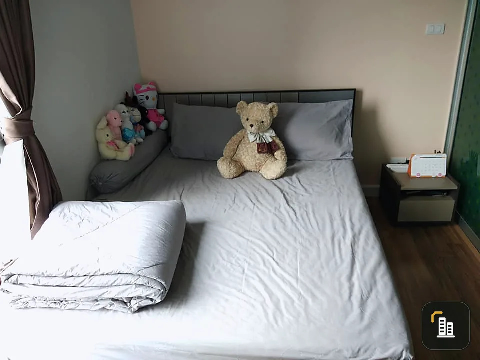 Sale A Space Me Rattanathibet, simple decorated room Built-in in the whole room, classic style, beautiful, good view, pleasant