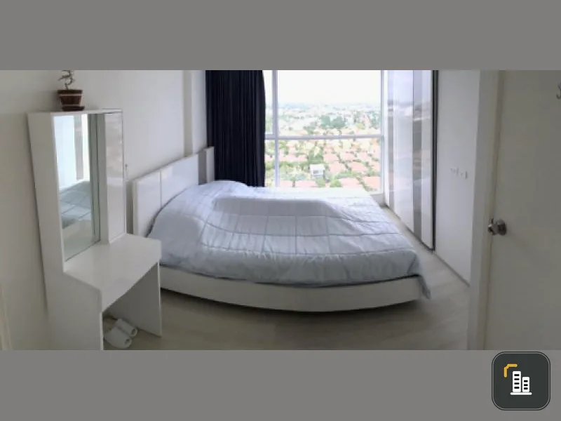 For rent Aspire Rattanathibet, come to relax in this room, have a good night's sleep. quiet private High floor, beautiful view, don't be slow