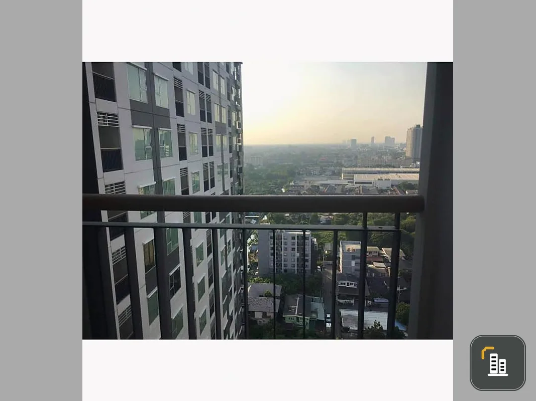 Sell Aspire Rattanathibet 2, high floor, beautiful city view. Bedroom decorated in warm tones, sweet, inviting, do not miss it.
