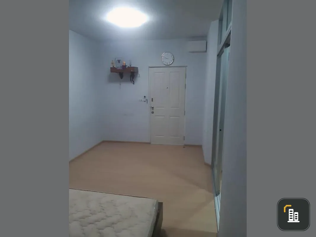 Condo for sale, Plum Condo Samakkhi, studio room, 2nd floor, flat decorated room, fully furnished, do not let it slip.