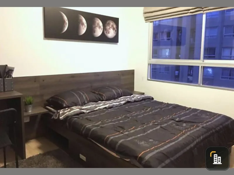 Condo for sale, Plum Condo Samakkhi, studio room, 6th floor, Building C, fully furnished, fully furnished, very cheap price, book now