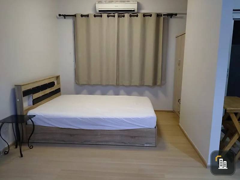 For sale or rent, Plum Condo Samakkhi, open room, comfortable, simple decoration. Fully furnished. Good price like this. Hurry up.
