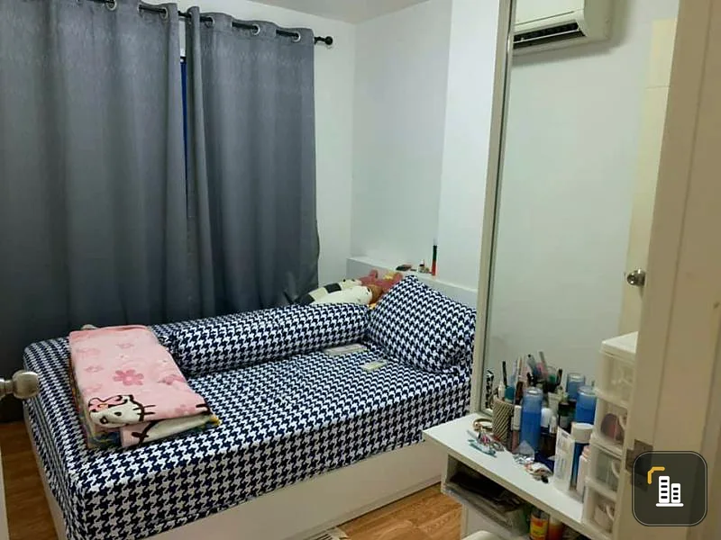 FOR RENT The Trust Condo Ngamwongwan, fully furnished room, electrical appliances ready Plus high floor, garden view. Book quickly.