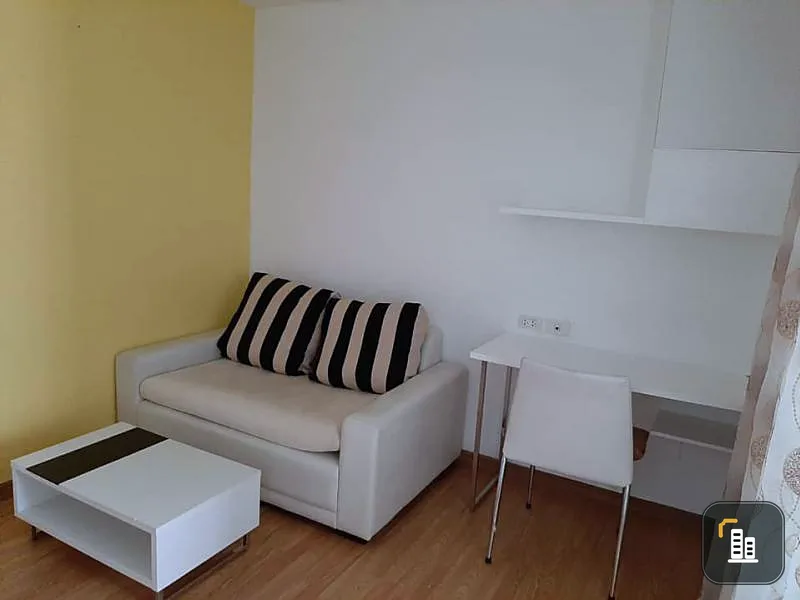 For rent, The Trust Condo Ngamwongwan, 18th floor, garden view, fully equipped. Hurry up and book in today.