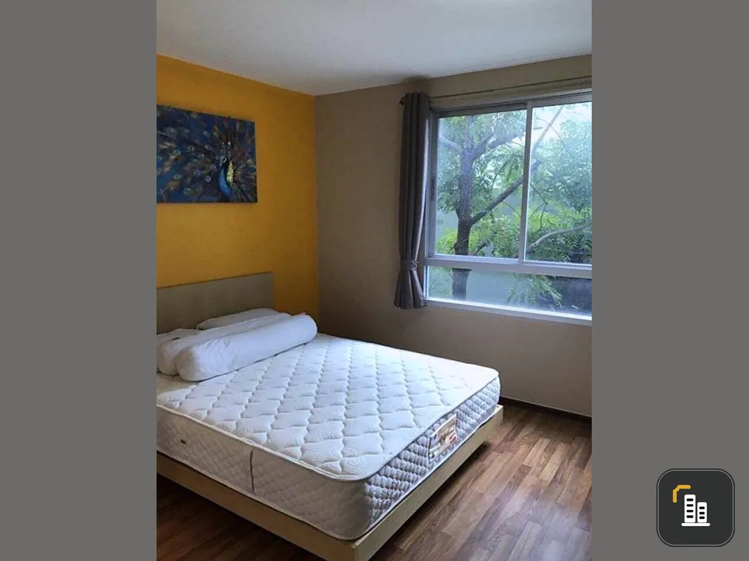 Room for rent, garden view, shady, Condo U Ratchayothin, Phaholyothin 32, beautifully decorated, colorful, inexpensive