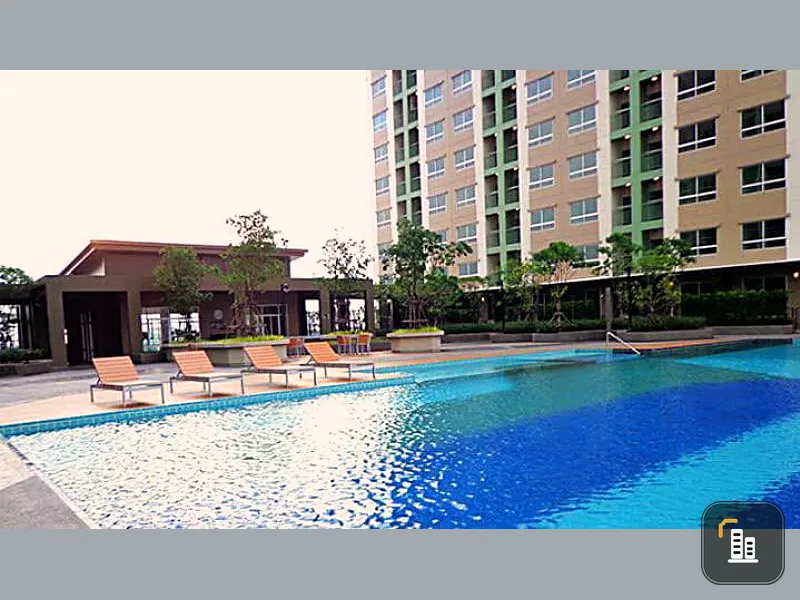 For sale, Lumpini Ville Condo, Nakhon In-River View, corner room, beautifully decorated, ready to move in. Don't wait, book now.