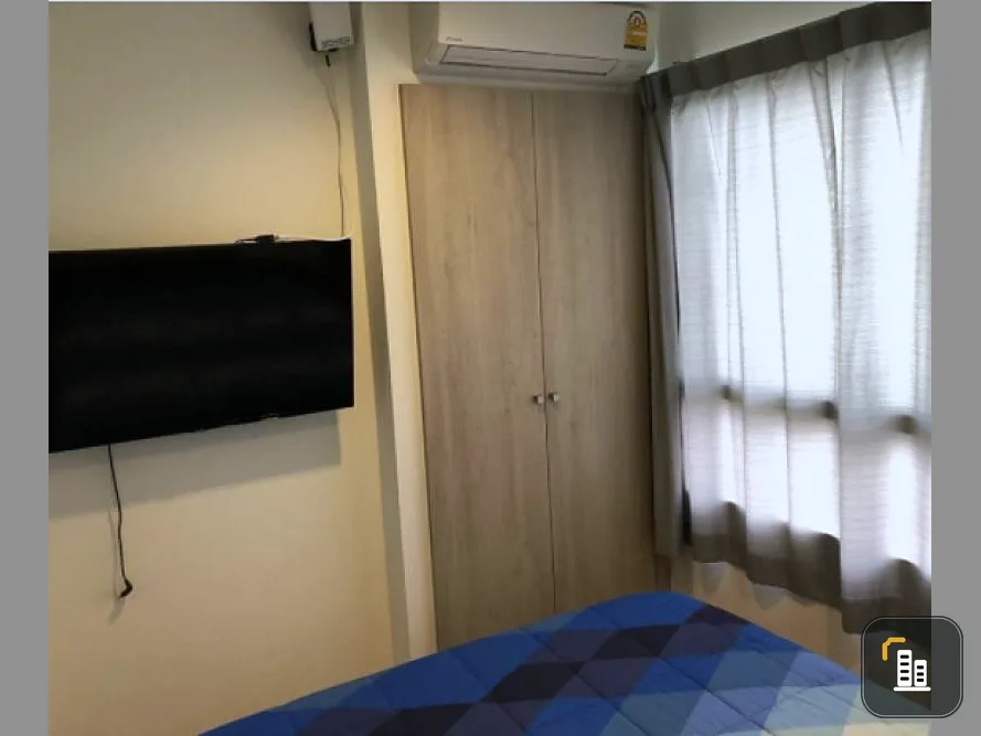 Condo for sale Lumpini Ville Nakhon In-Riverview. 16th floor, Chao Phraya River view, no building block, beautiful room, ready to move in