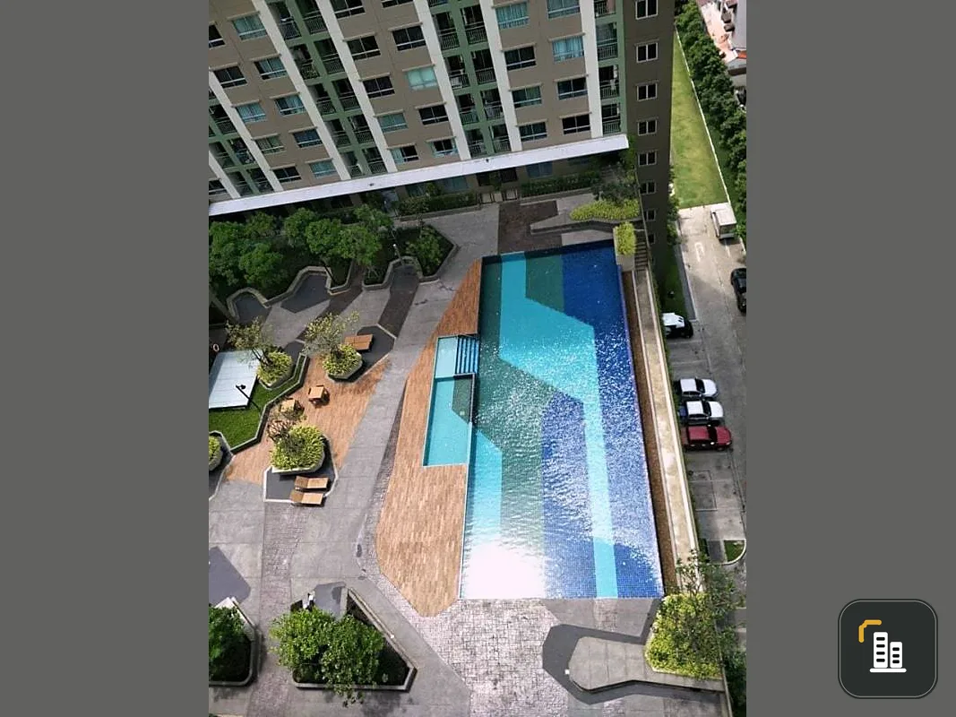 Lumpini Ville Condo Nakhon In-River View, for sale, 17th floor, pool view, beautiful room, very nice decoration, don't miss it.
