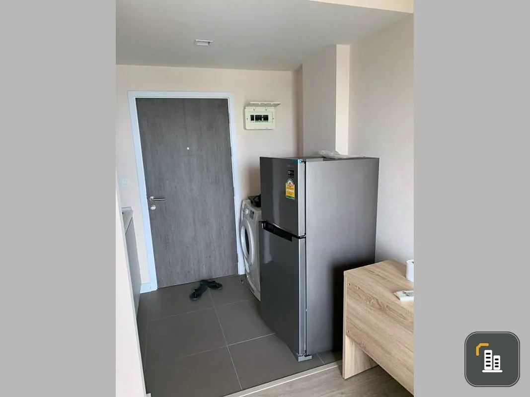 Selling Metro Luxe Riverfront Nonthaburi, room view overlooking the river Wake up in the morning to be eye-catching with the natural atmosphere.