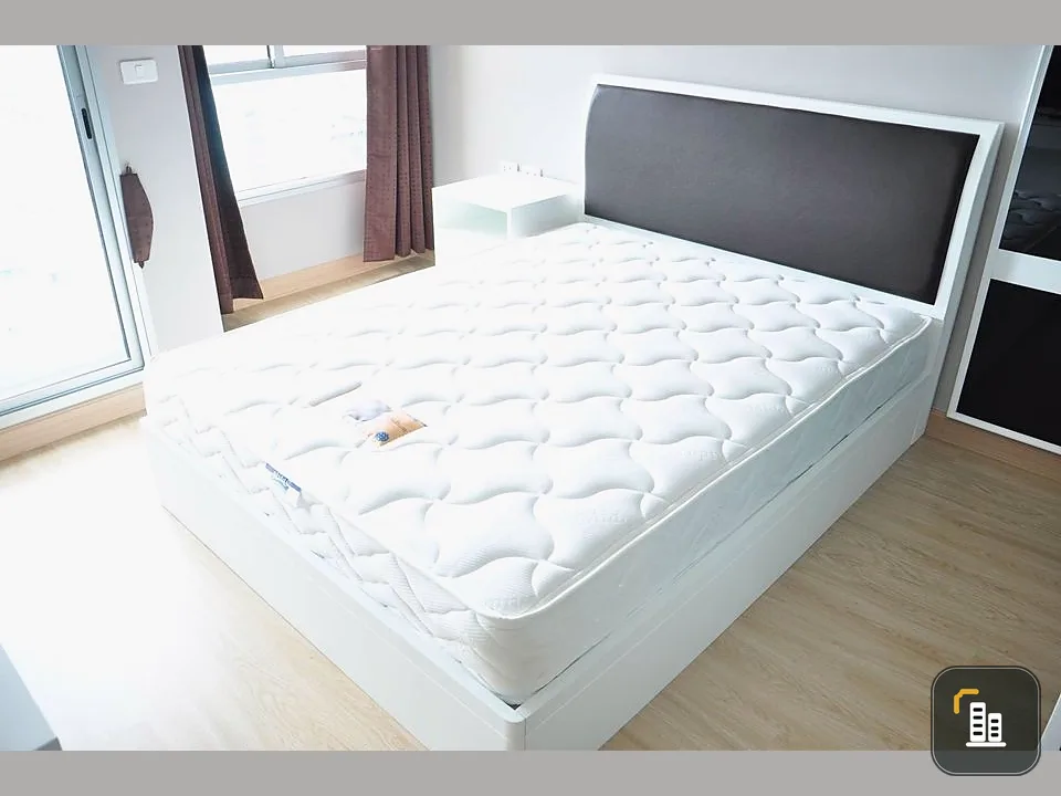 Beautifully decorated room with everything Organized neatly, clean white, urgent sale, Casa Condo Bangyai, hurry up.