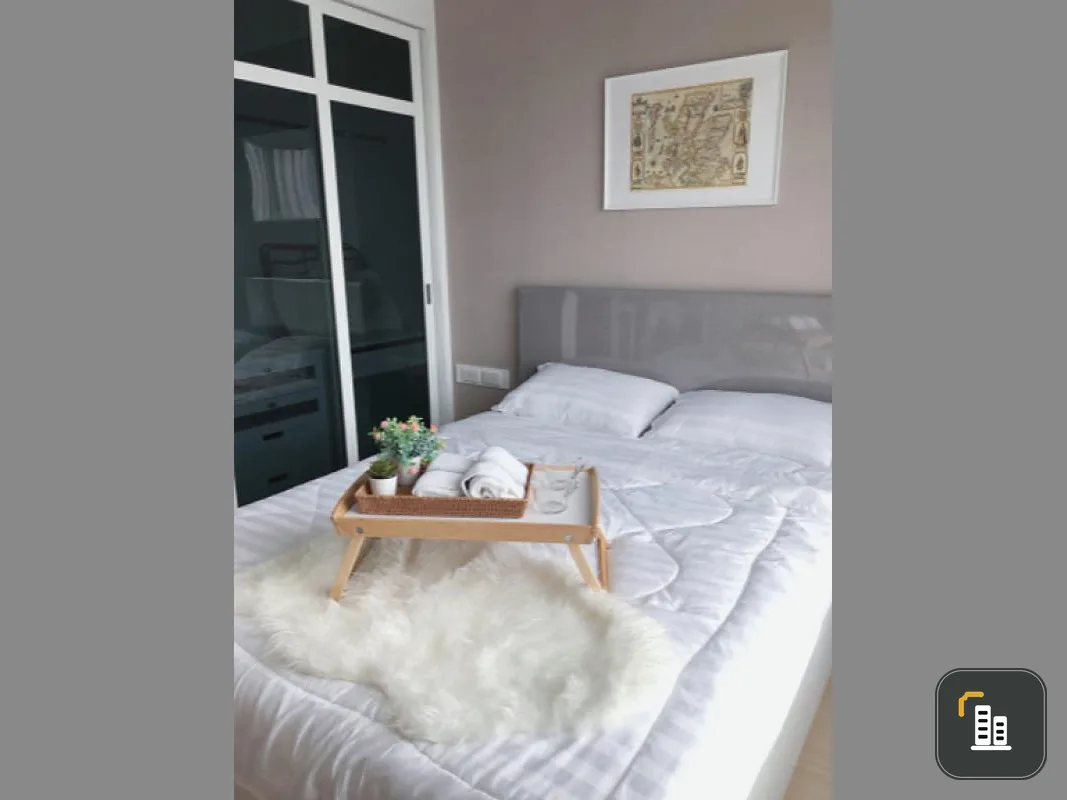 For rent Casa Condo Bang Yai is private because it is a north corner room. The same floor as the swimming pool, the sun is not hot.