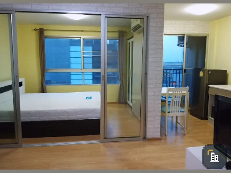 Urgent sale D Condo Rattanathibet, wide room, beautiful view. night view Very satisfied with the most beautiful view of the city. Don't miss it