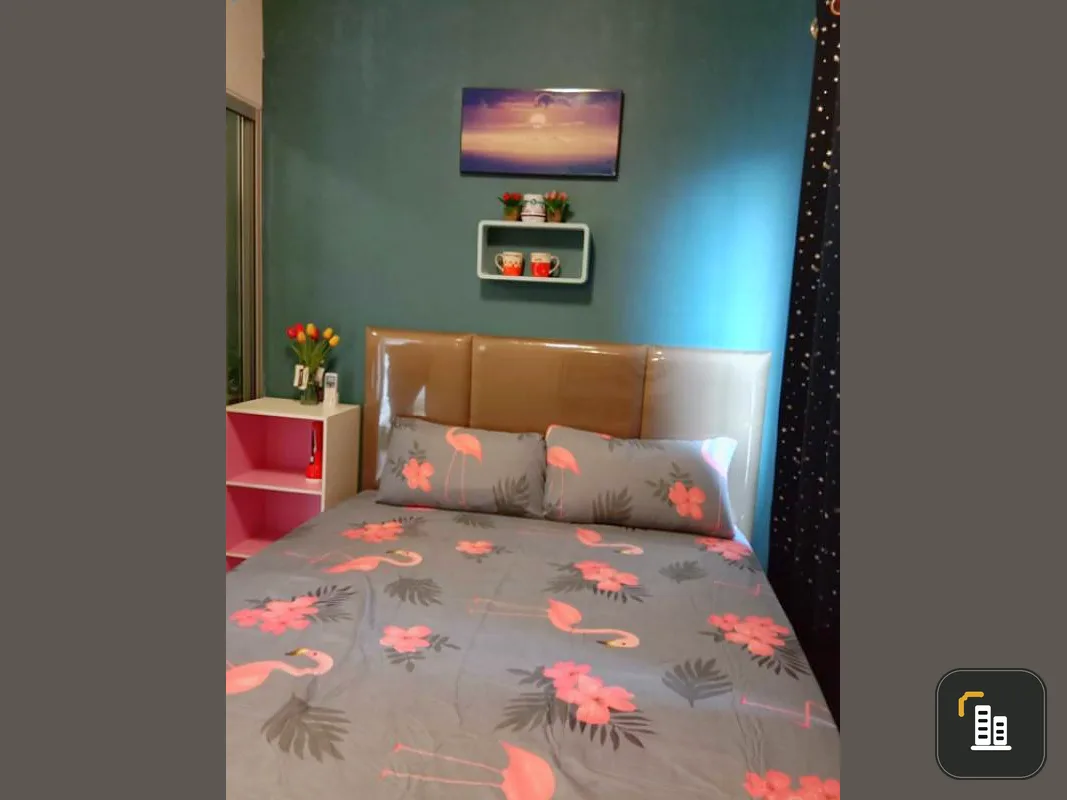 Sale Plum Condo Bang Yai Station, beautiful room, brand new decoration. Does not receive direct sunlight, so it's cool. If interested, hurry up.