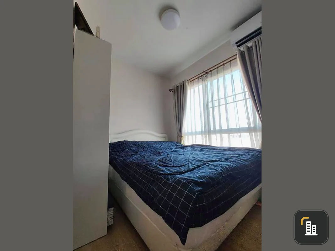 Urgent sale, Plum Condo, Bang Yai Station, North, not sunny, fully furnished room, beautiful, new, big bed, satisfied, interested, hurry