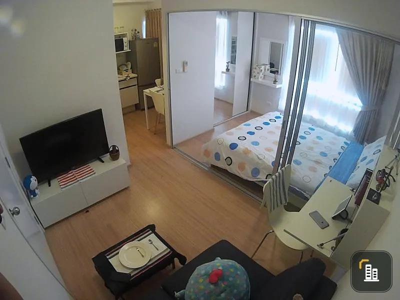 Quick sale, Plum Condo, Bang Yai Station, get the wind all the time. Wide open view, no buildings to block, ready to move in immediately.