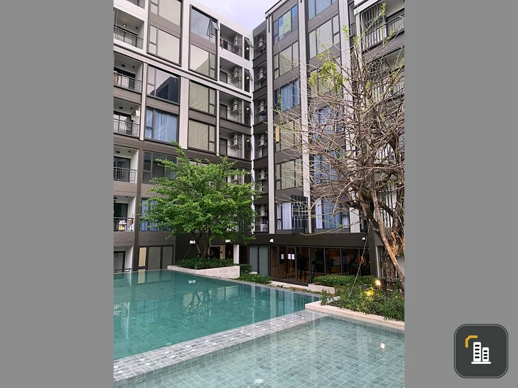 Sale down payment The Nest Sukhumvit 64 size 29.5 sq m, private corner room, near bts, miss it