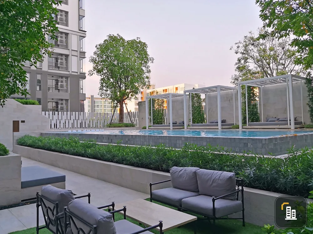 Sales down The Nest Sukhumvit 64, 5th floor, garden view and swimming pool.
