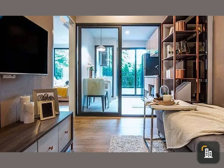 Sale down payment The Nest Sukhumvit 64 size 28 sq m, 7th floor, garden view, convenient transportation, near bts, expressway, fast speed