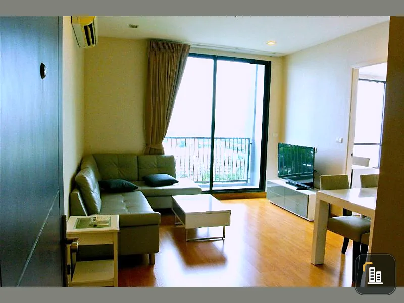 Condo for rent, Q House Sukhumvit 79, very large room, not uncomfortable, fully furnished, beautiful view, great location, next to BTS, do not miss it