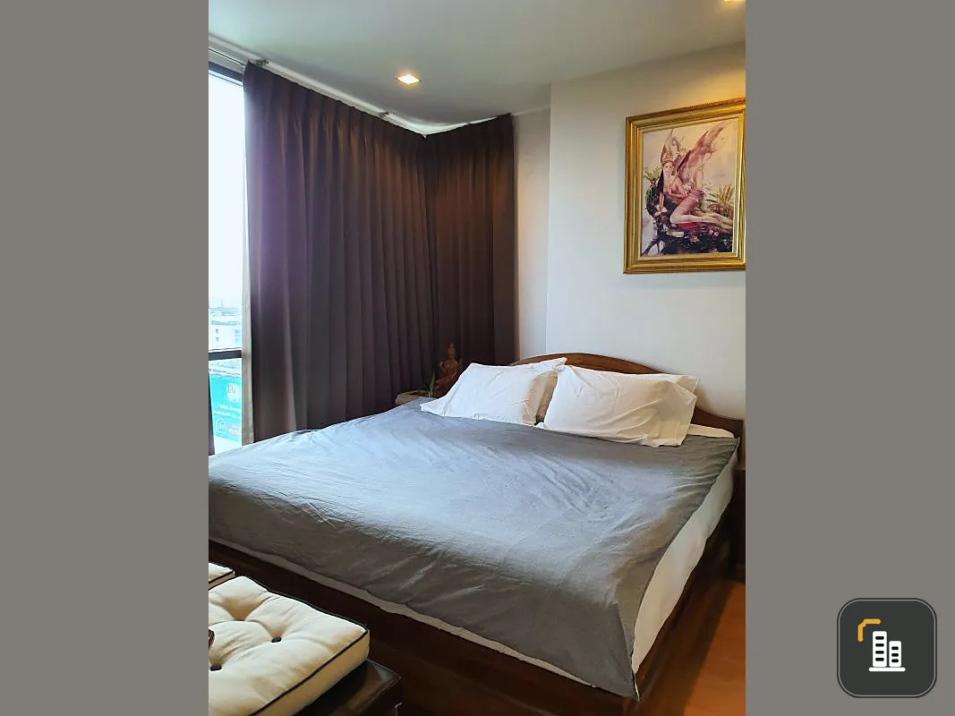Condo for rent, Q House Sukhumvit 79, big room, not uncomfortable, lots of furniture, great location, close to BTS, near the expressway, book now