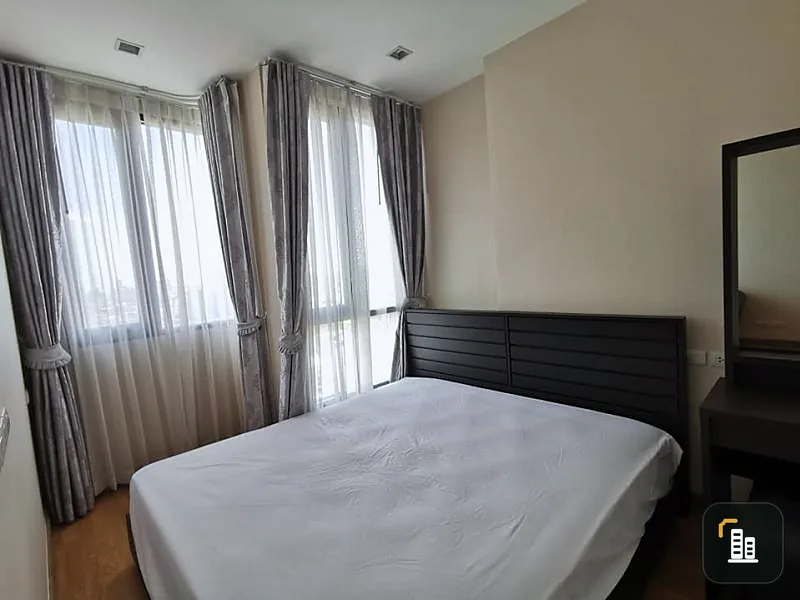 Condo for rent, Q House Sukhumvit 79, clean room, full furniture. There is a washing machine, beautiful view, located near BTS, book now.
