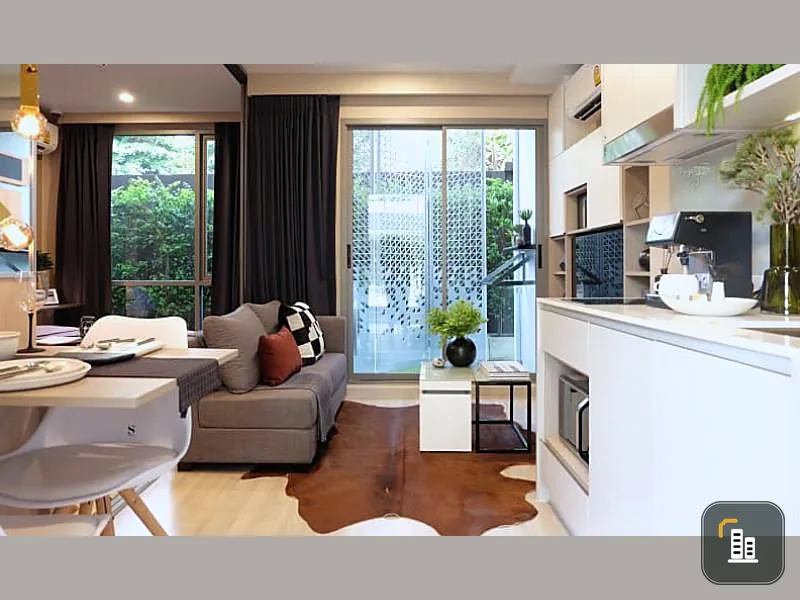 Sale down payment, Sine Sukhumvit 50, size 27.04 sq m, 1 bedroom, just 800 meters from BTS On Nut.